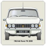 Rover P6 2000 1963-66 Coaster 2